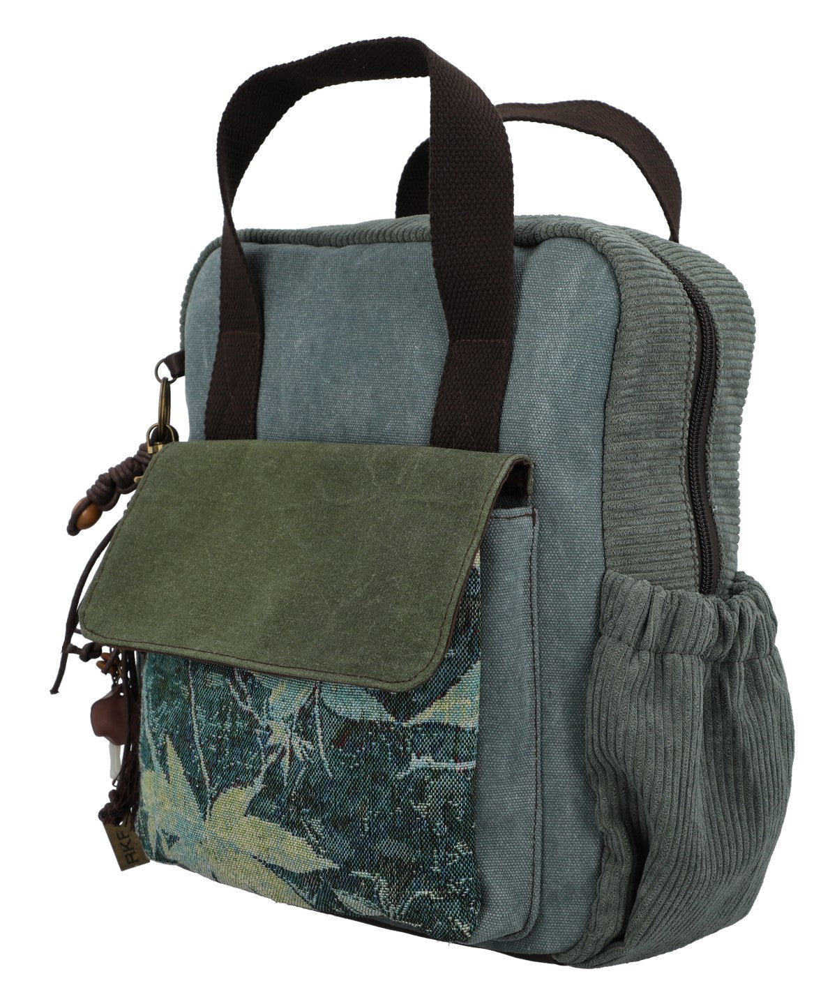 Mochila Textil Mujer Kawes Back Verde Rockford