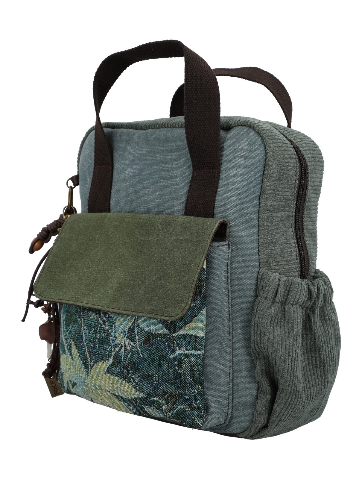 Mochila Textil Mujer Kawes Back Verde Rockford