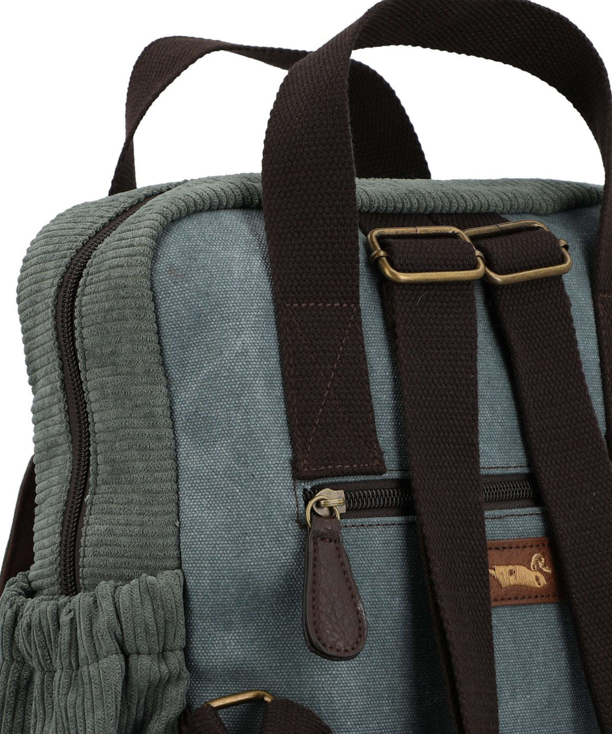 Mochila Textil Mujer Kawes Back Verde Rockford