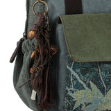 Mochila Textil Mujer Kawes Back Verde Rockford
