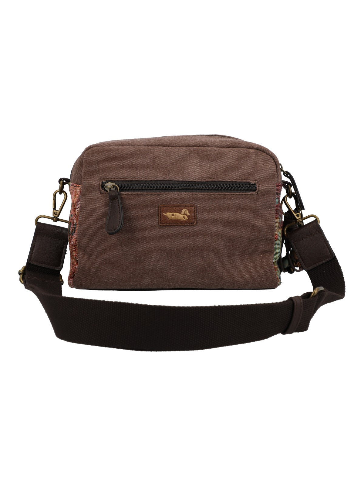 Cartera Textil Mujer Kaur Cross Café Rockford
