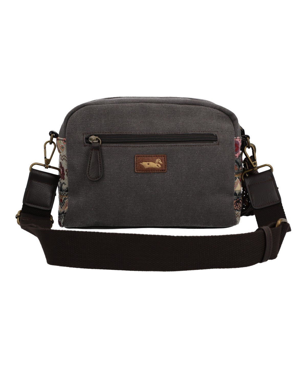 Cartera Textil Mujer Kaur Cross Gris Rockford