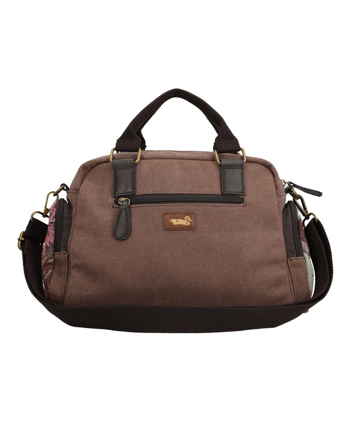 Cartera Textil Mujer Tzeltal Bag Café Rockford