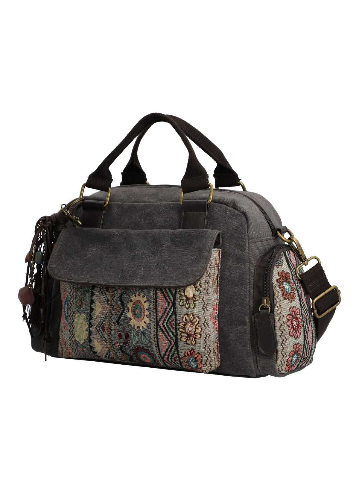 Cartera Papel Mujer Tzeltal Bag Gris Rockford