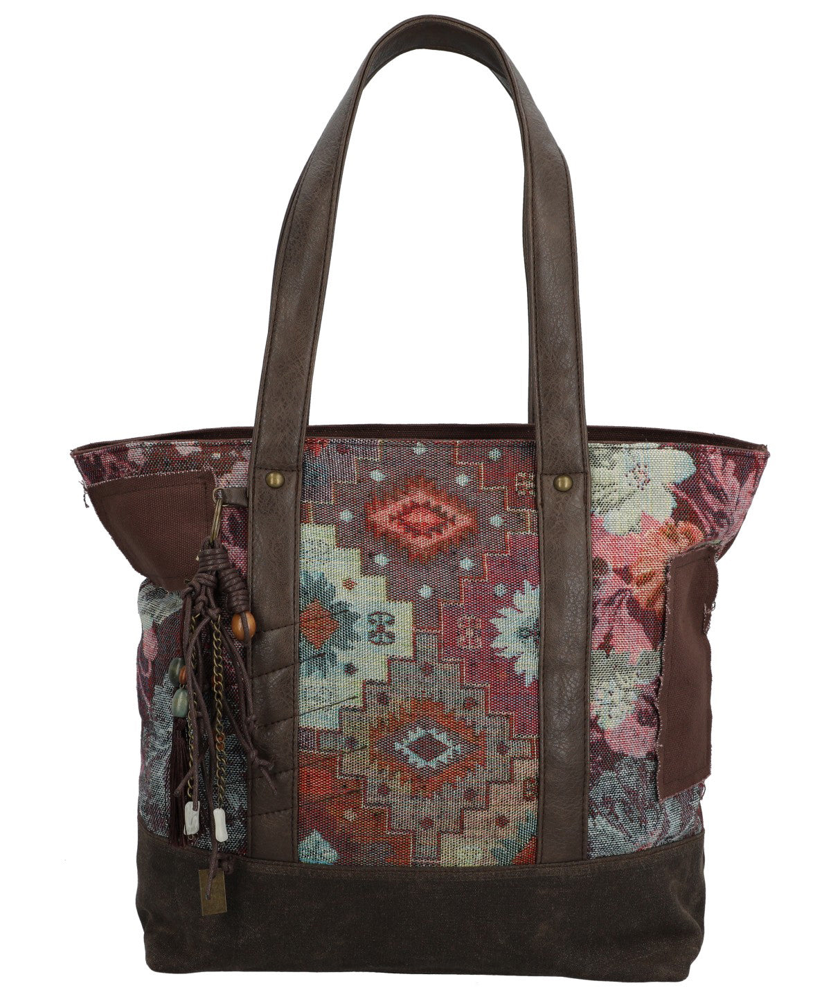 Cartera Textil Mujer Fauii Tote Café Rockford