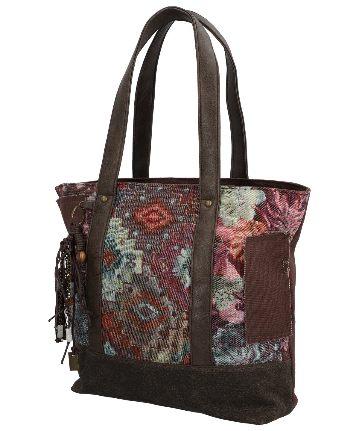 Cartera Textil Mujer Fauii Tote Café Rockford