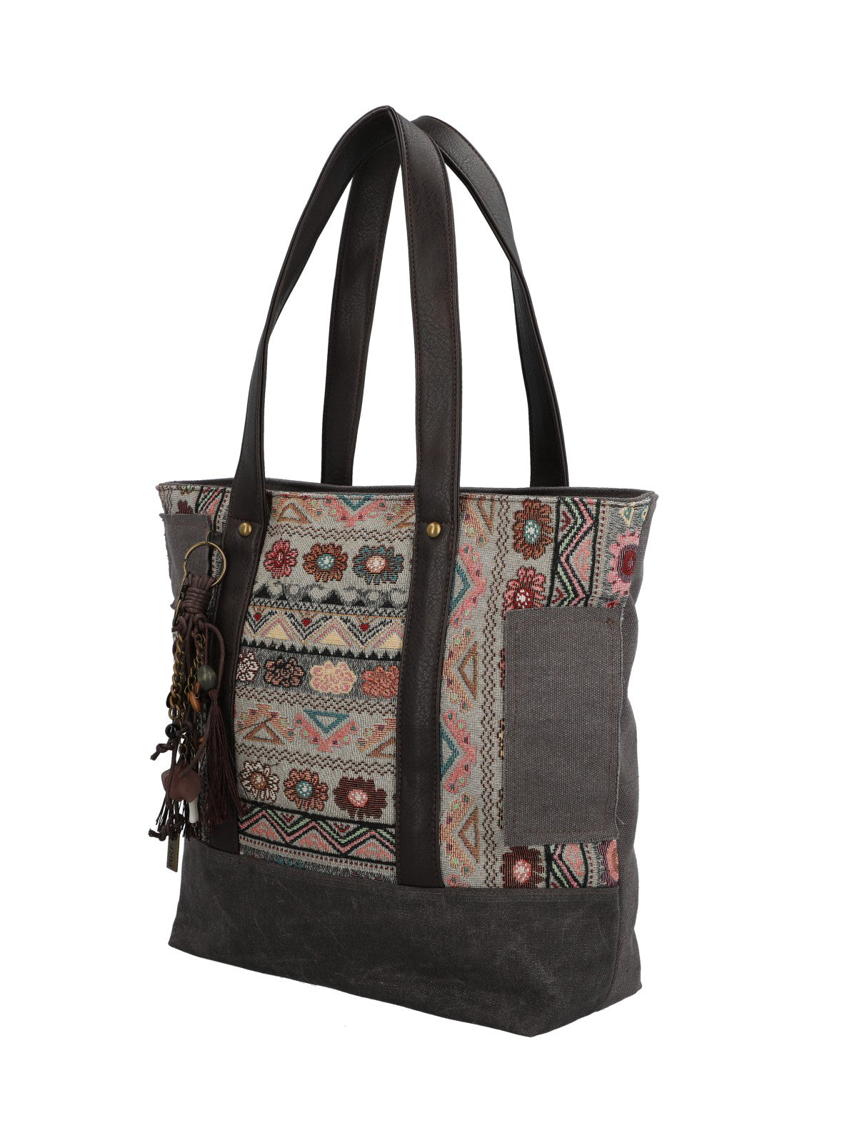 Cartera Textil Mujer Fauii Tote Gris Rockford