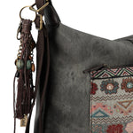 Cartera Textil Mujer Inti Hobo Gris Rockford