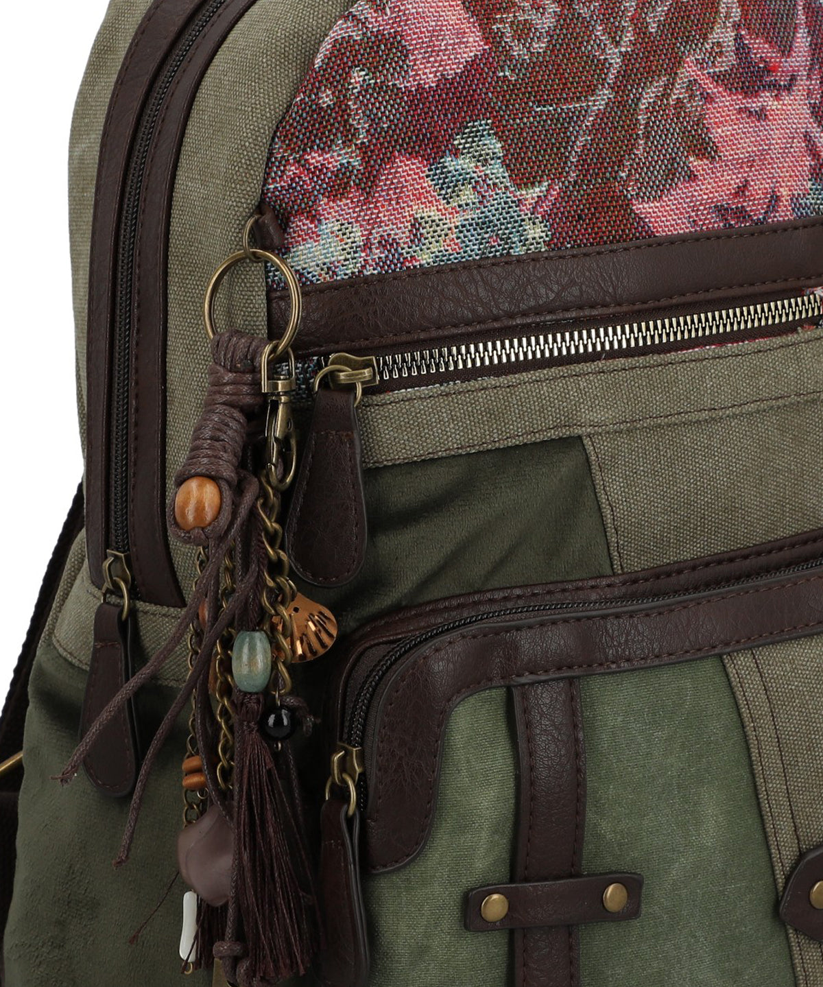 Mochila Textil Mujer Carmin Back Verde Rockford