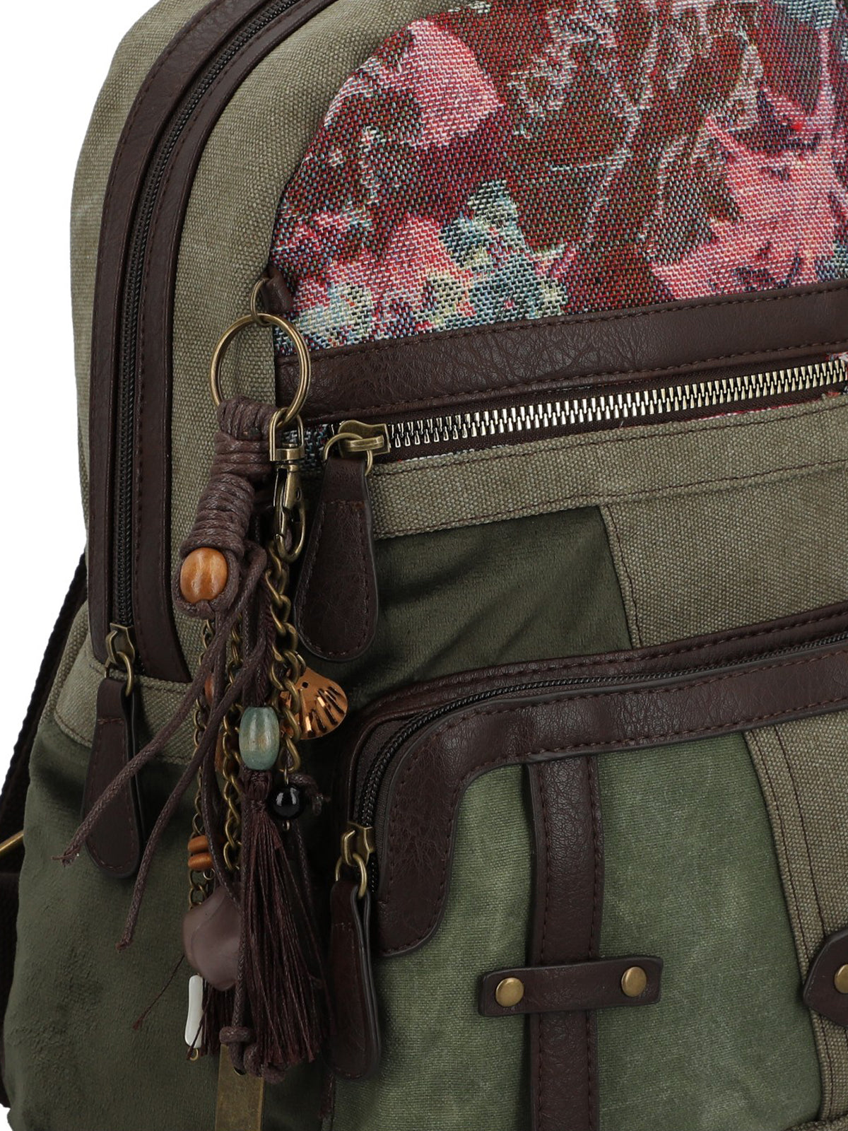 Mochila Textil Mujer Carmin Back Verde Rockford