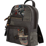 Mochila Textil Mujer Carmin Back Gris Rockford