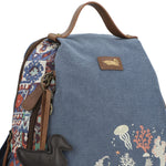 Mochila Textil Mujer Joint Back Azul Rockford