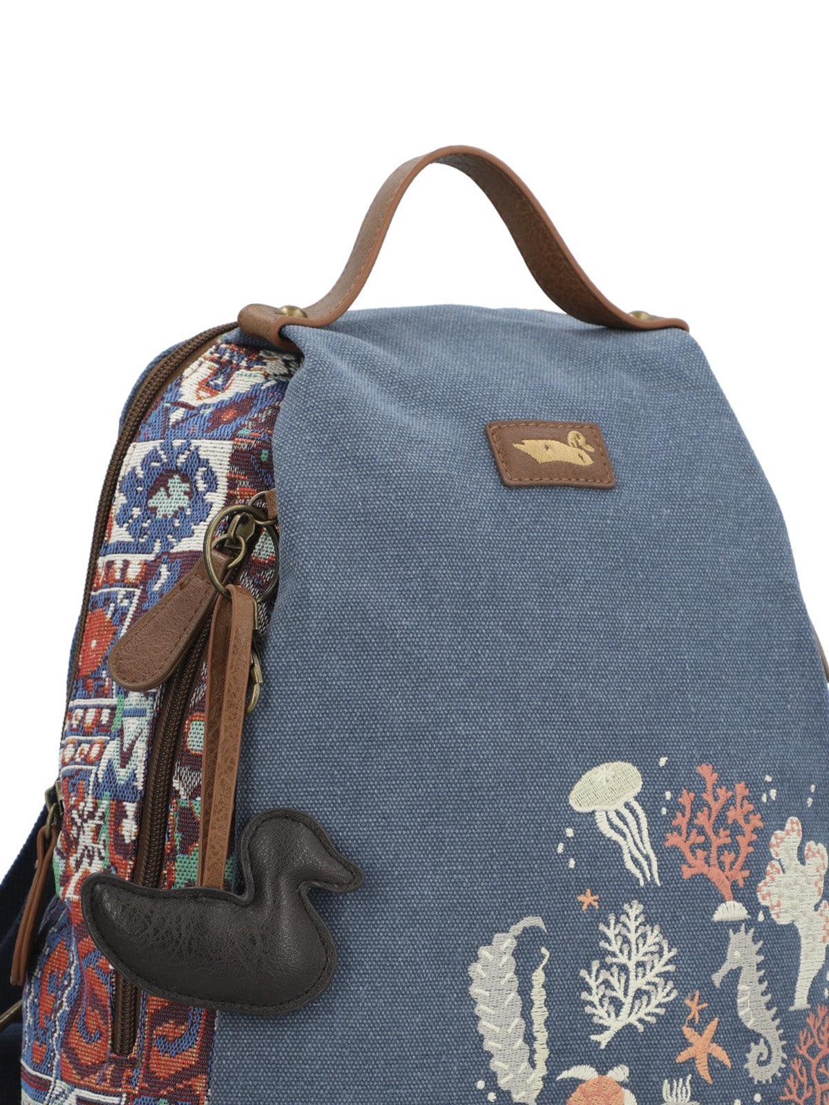 Mochila Textil Mujer Joint Back Azul Rockford