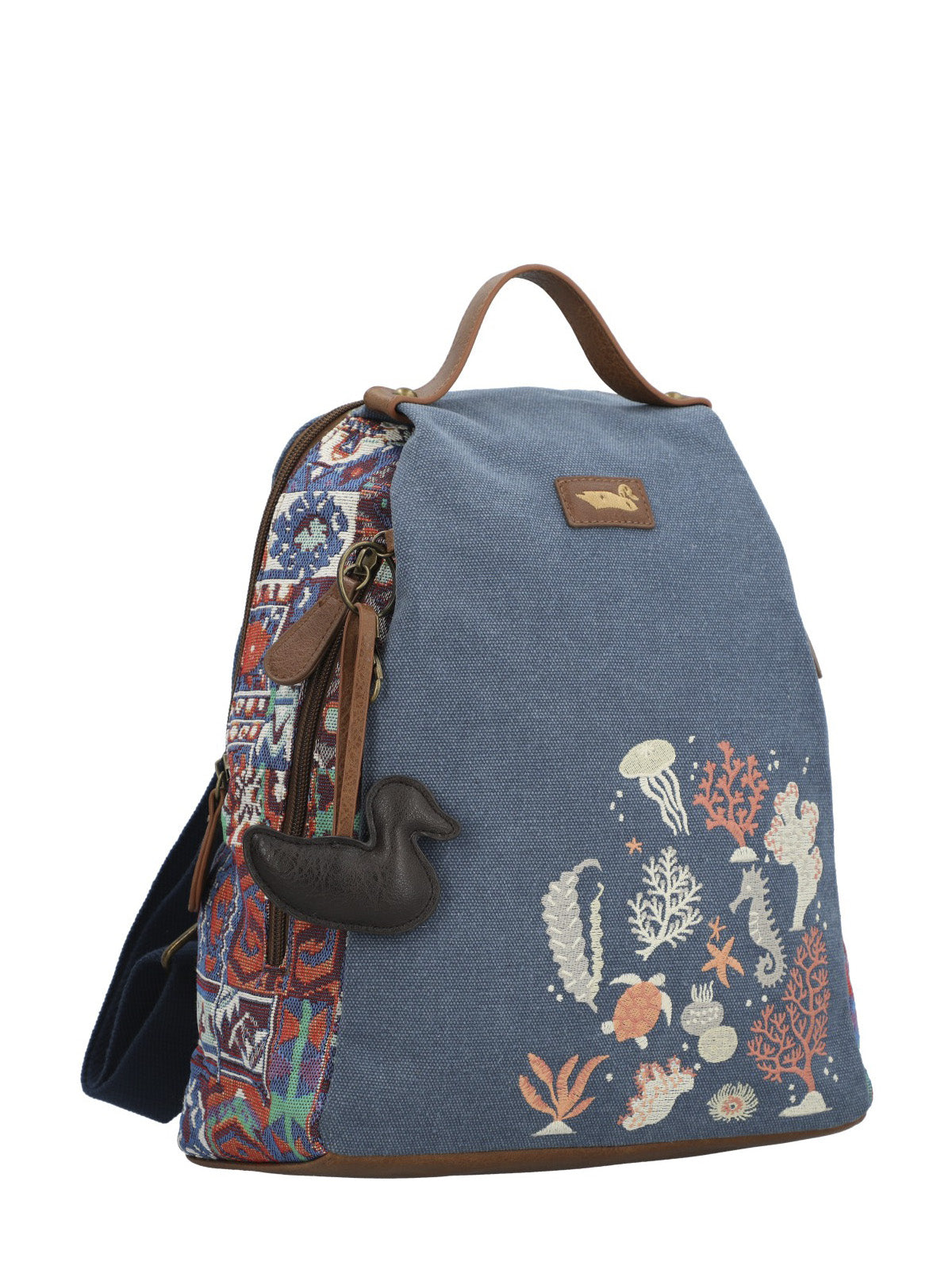 Mochila Textil Mujer Joint Back Azul Rockford