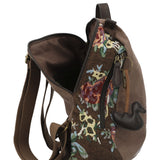 Mochila Textil Mujer Joint Back Chocolate Rockford