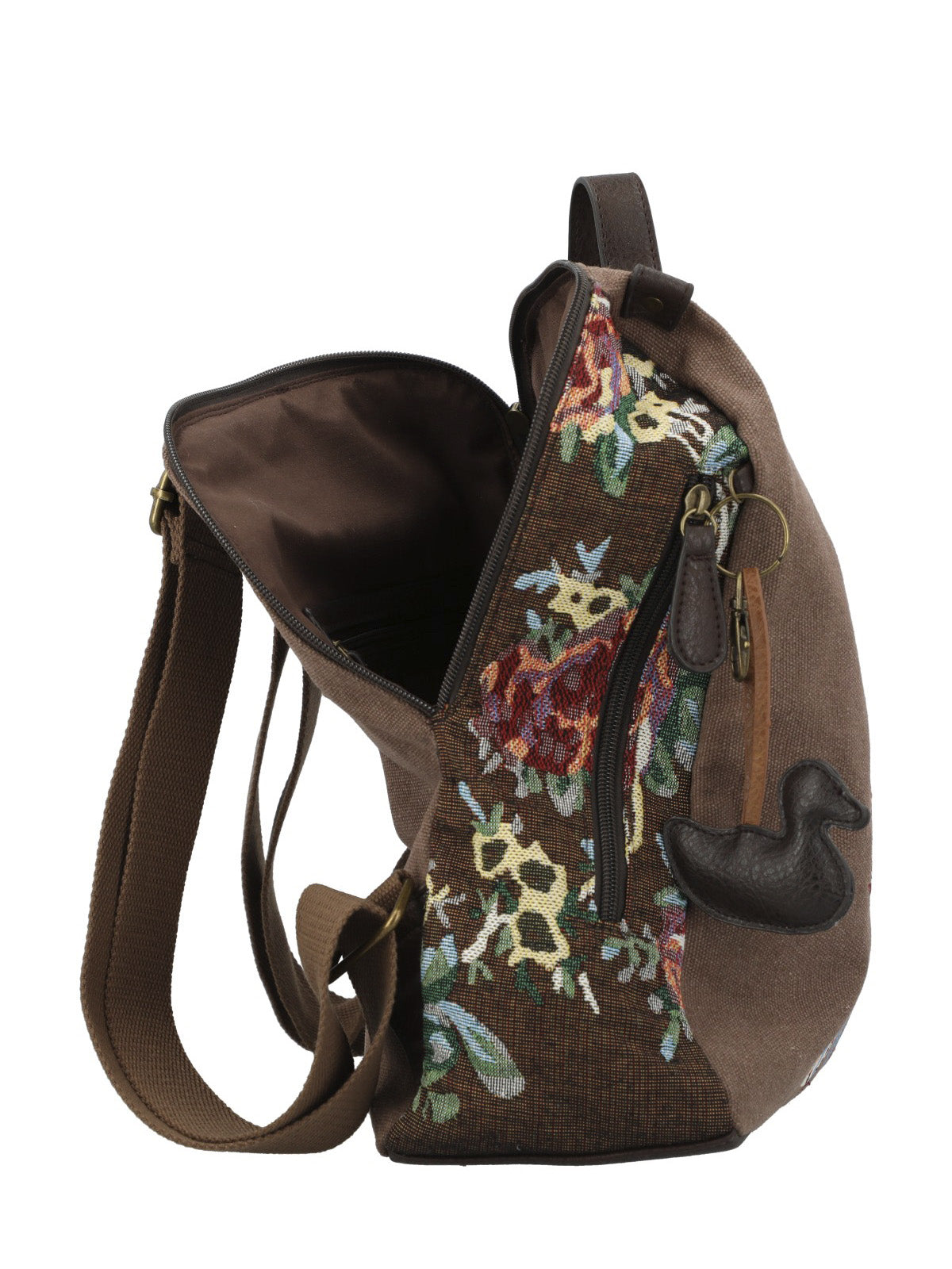 Mochila Textil Mujer Joint Back Chocolate Rockford