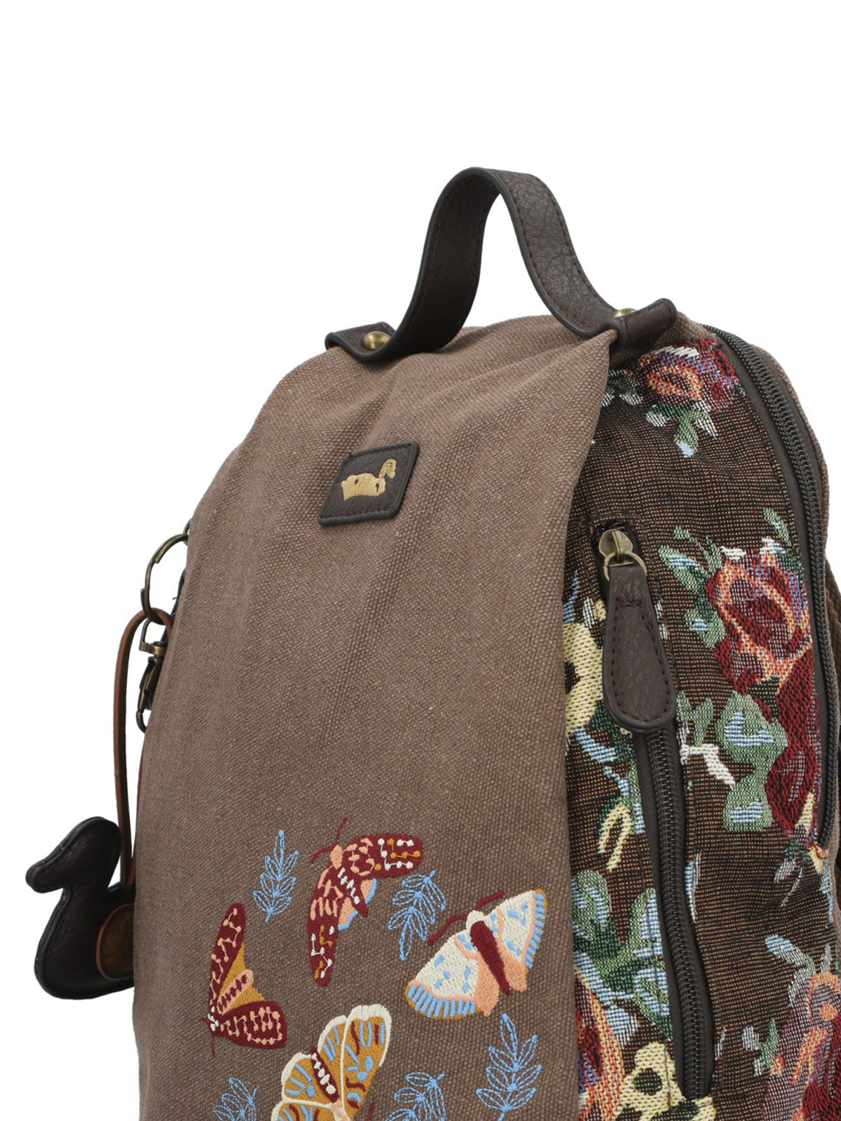 Mochila Textil Mujer Joint Back Chocolate Rockford