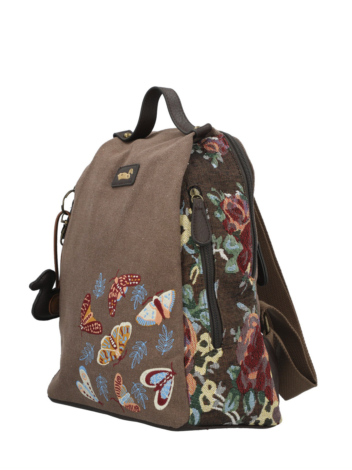 Mochila Textil Mujer Joint Back Chocolate Rockford