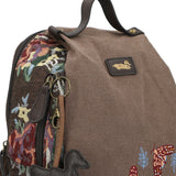 Mochila Textil Mujer Joint Back Chocolate Rockford
