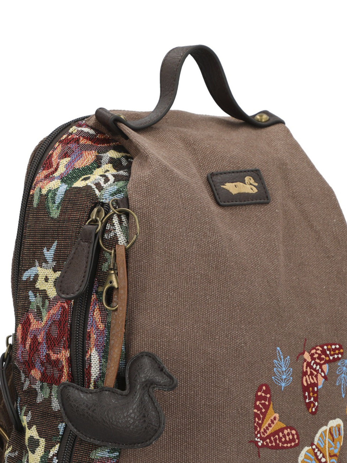 Mochila Textil Mujer Joint Back Chocolate Rockford