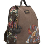 Mochila Textil Mujer Joint Back Chocolate Rockford
