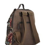 Mochila Textil Mujer Joint Back Chocolate Rockford