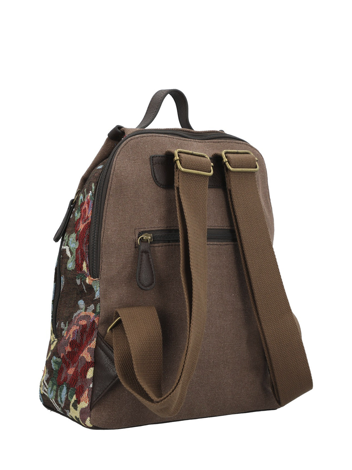 Mochila Textil Mujer Joint Back Chocolate Rockford