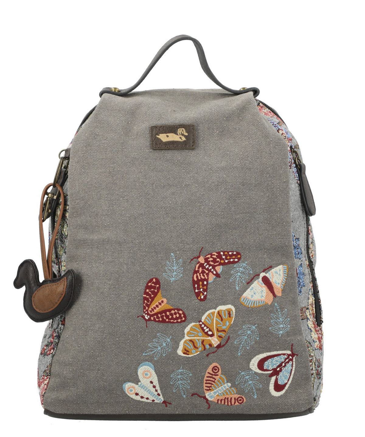 Mochila Textil Mujer Joint Back Gris Rockford
