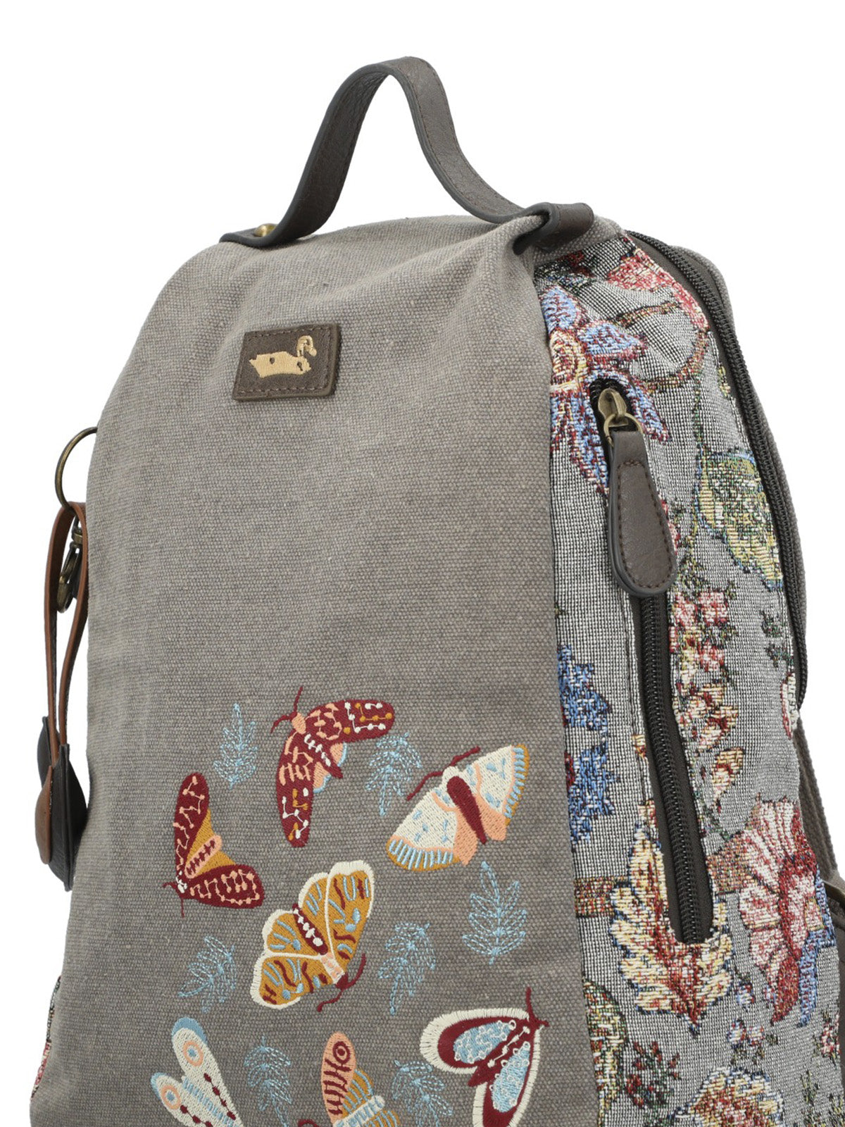 Mochila Textil Mujer Joint Back Gris Rockford