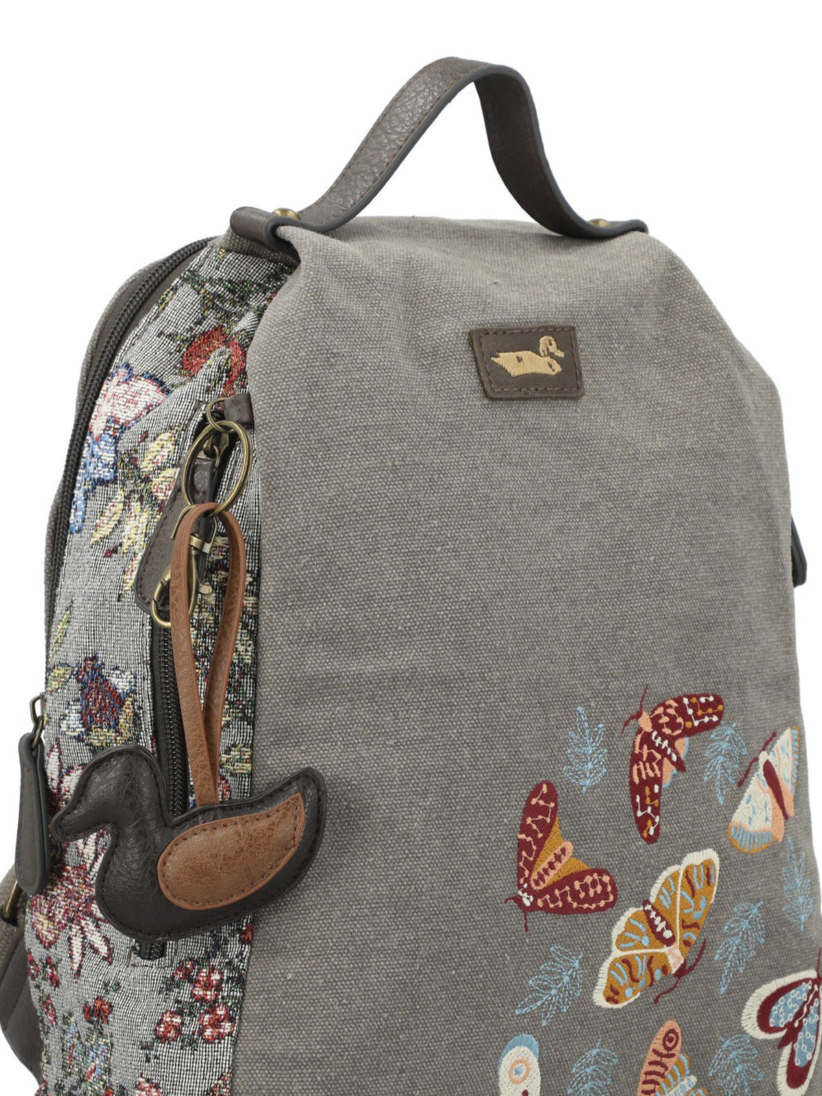 Mochila Textil Mujer Joint Back Gris Rockford