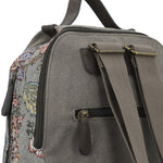 Mochila Textil Mujer Joint Back Gris Rockford