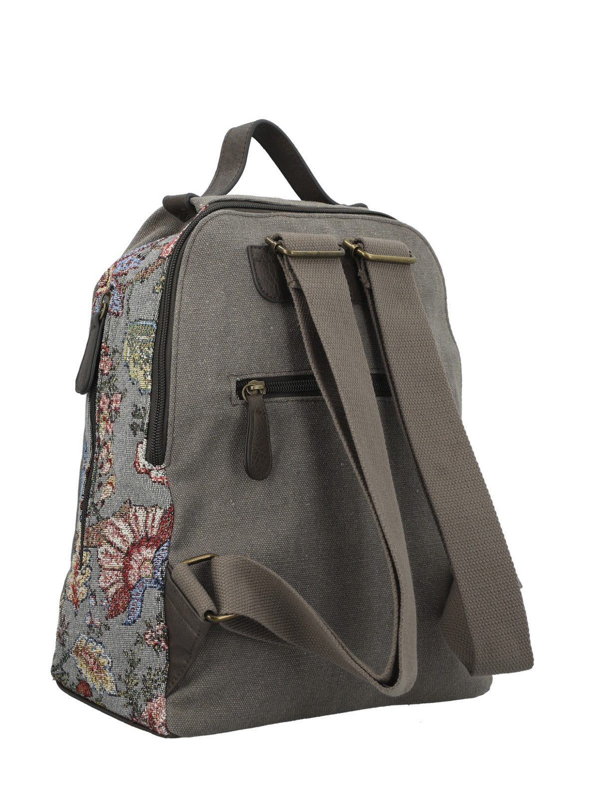 Mochila Textil Mujer Joint Back Gris Rockford