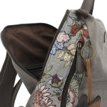 Mochila Textil Mujer Joint Back Gris Rockford