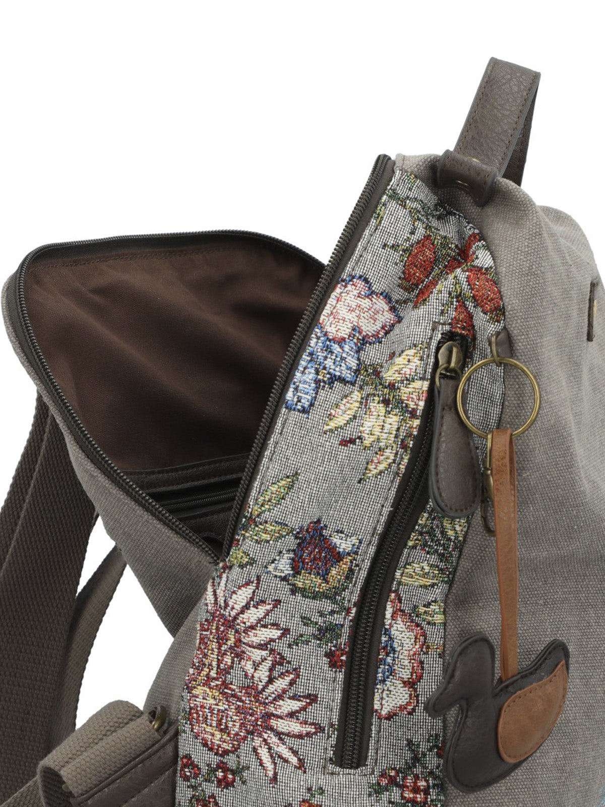 Mochila Textil Mujer Joint Back Gris Rockford