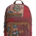 Mochila Textil Mujer Carmin Back Burdeo Rockford