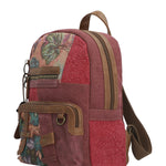 Mochila Textil Mujer Carmin Back Burdeo Rockford