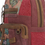 Mochila Textil Mujer Carmin Back Burdeo Rockford
