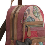 Mochila Textil Mujer Carmin Back Burdeo Rockford