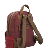 Mochila Textil Mujer Carmin Back Burdeo Rockford