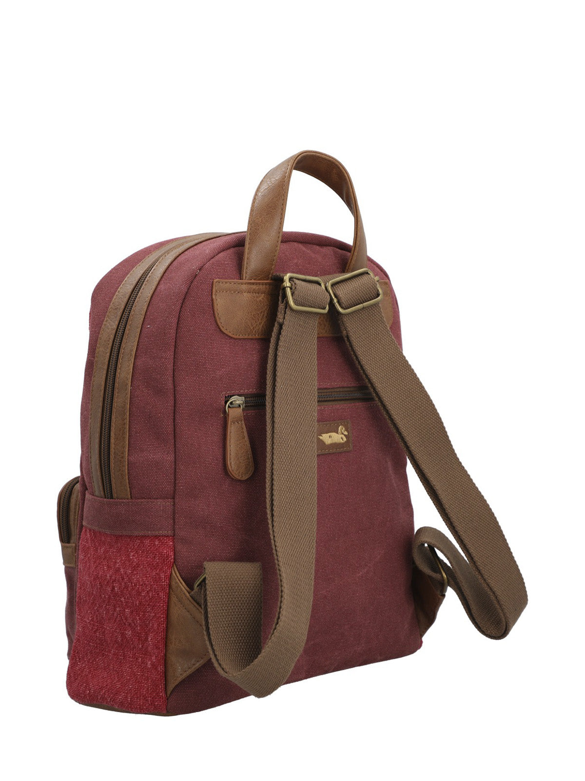 Mochila Textil Mujer Carmin Back Burdeo Rockford