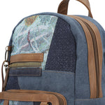 Mochila Textil Mujer Carmin Back Azul Rockford