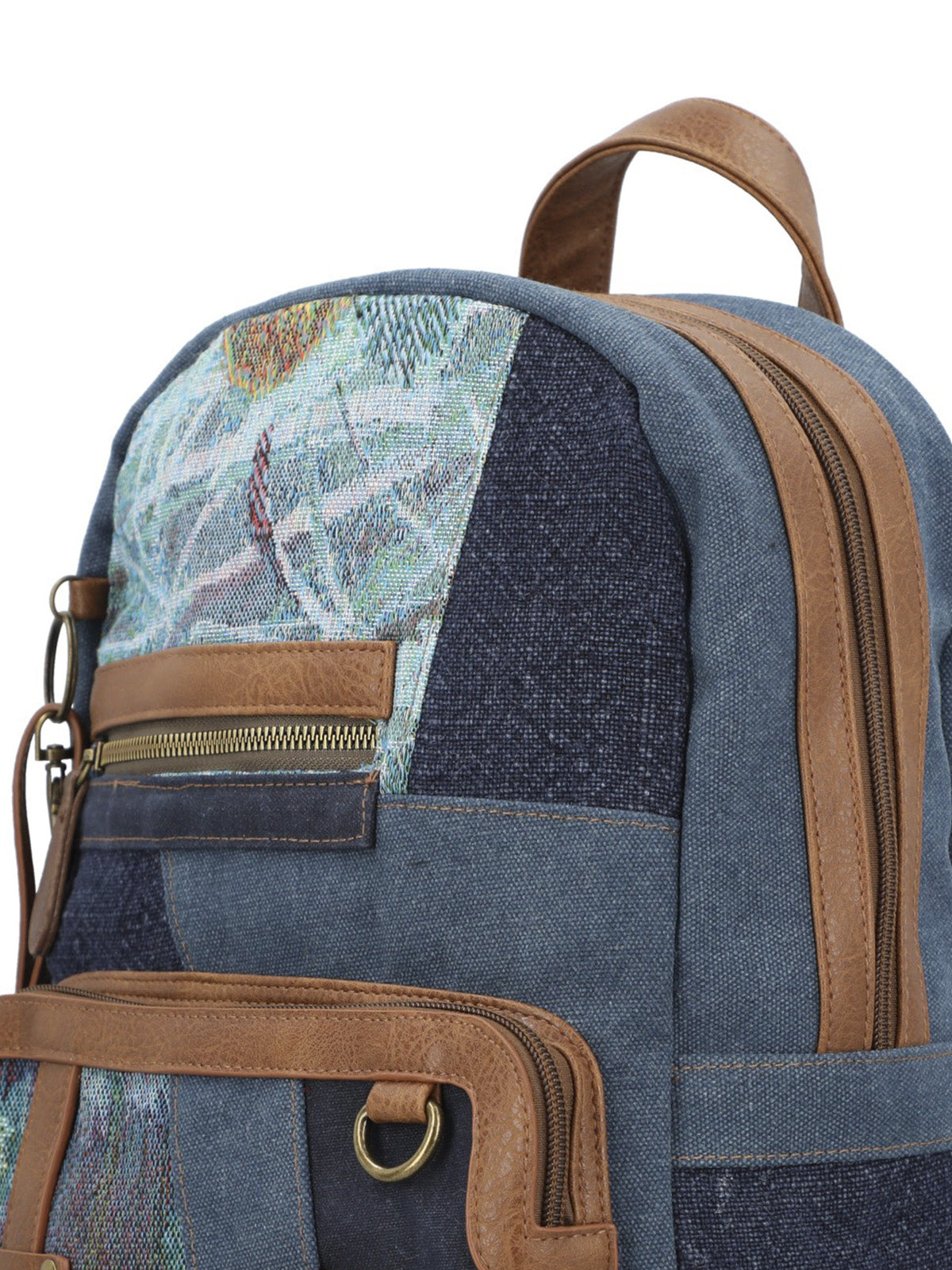 Mochila Textil Mujer Carmin Back Azul Rockford
