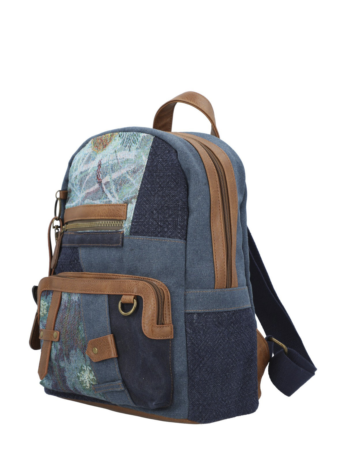 Mochila Textil Mujer Carmin Back Azul Rockford