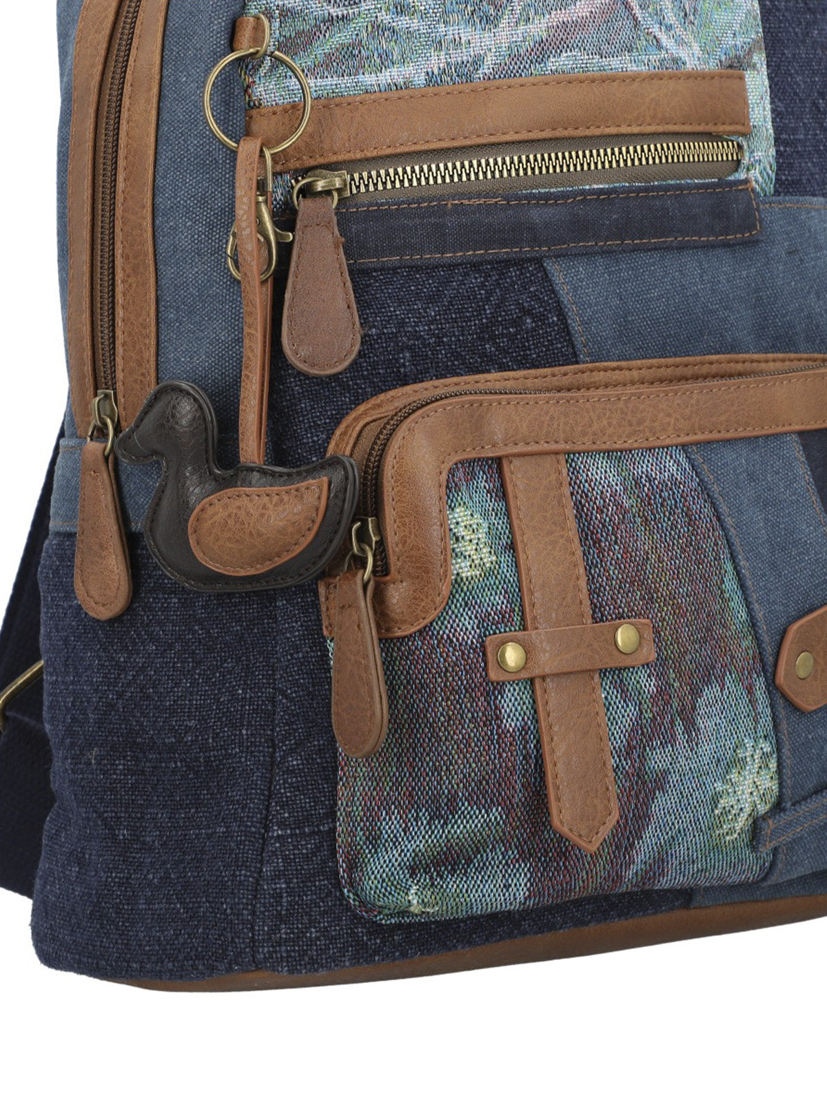 Mochila Textil Mujer Carmin Back Azul Rockford