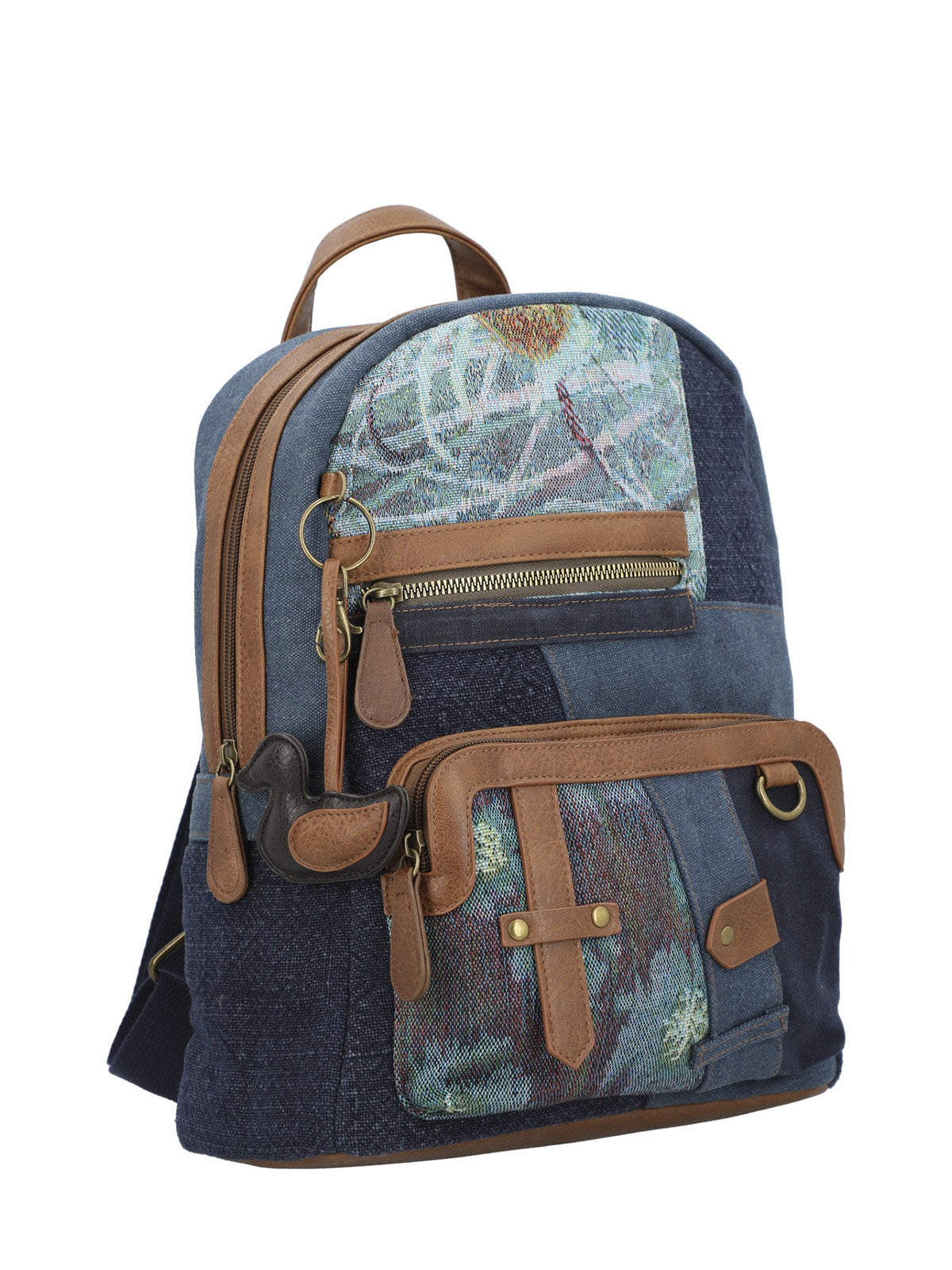 Mochila Textil Mujer Carmin Back Azul Rockford