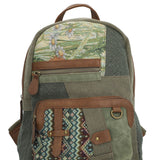 Mochila Textil Mujer Carmin Back Verde Rockford