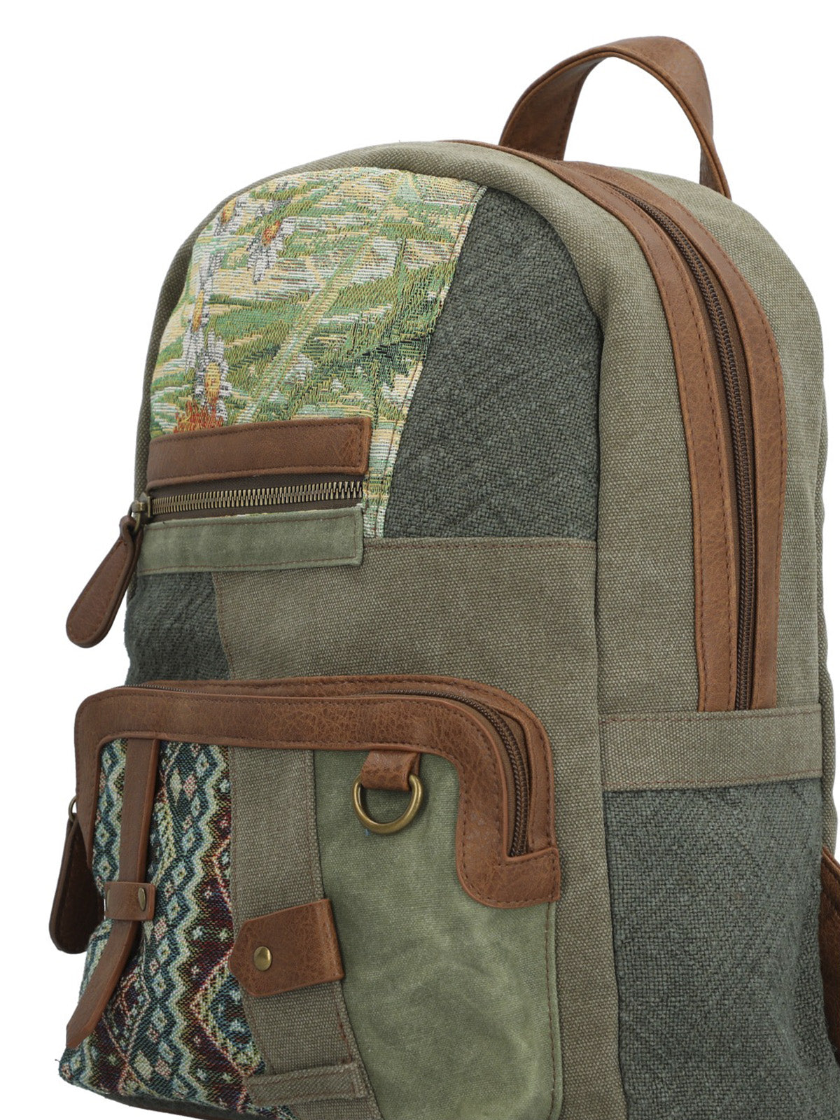Mochila Textil Mujer Carmin Back Verde Rockford