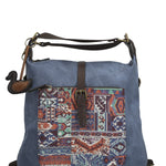 Cartera Textil Mujer Inti Hobo Azul Rockford