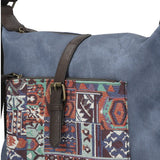 Cartera Textil Mujer Inti Hobo Azul Rockford
