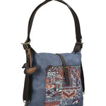 Cartera Textil Mujer Inti Hobo Azul Rockford
